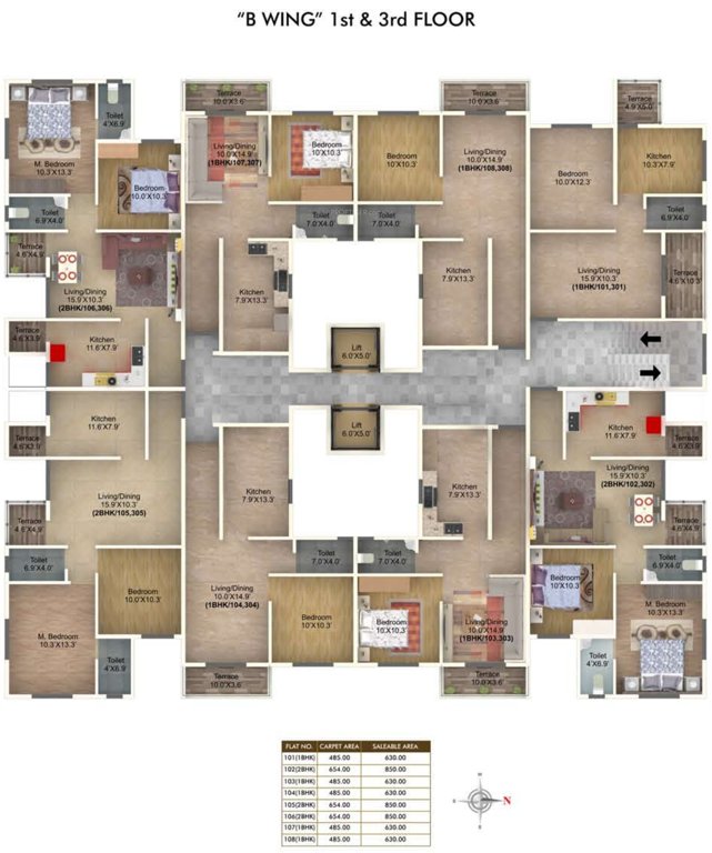 Images for Cluster Plan of Pristine Village Residency 3