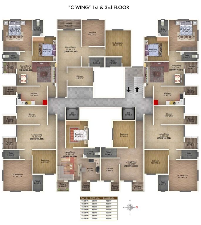 Images for Cluster Plan of Pristine Village Residency 3