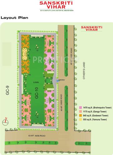  sanskriti-vihar Images for Layout Plan of Gaursons Sanskriti Vihar