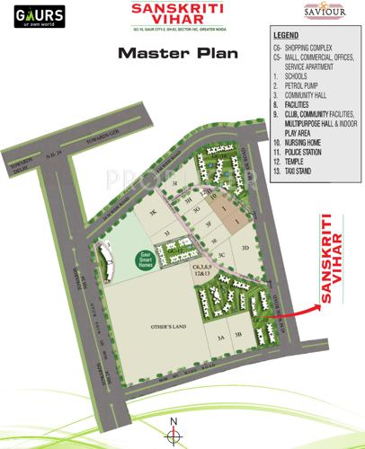 sanskriti-vihar Images for Master Plan of Gaursons Sanskriti Vihar