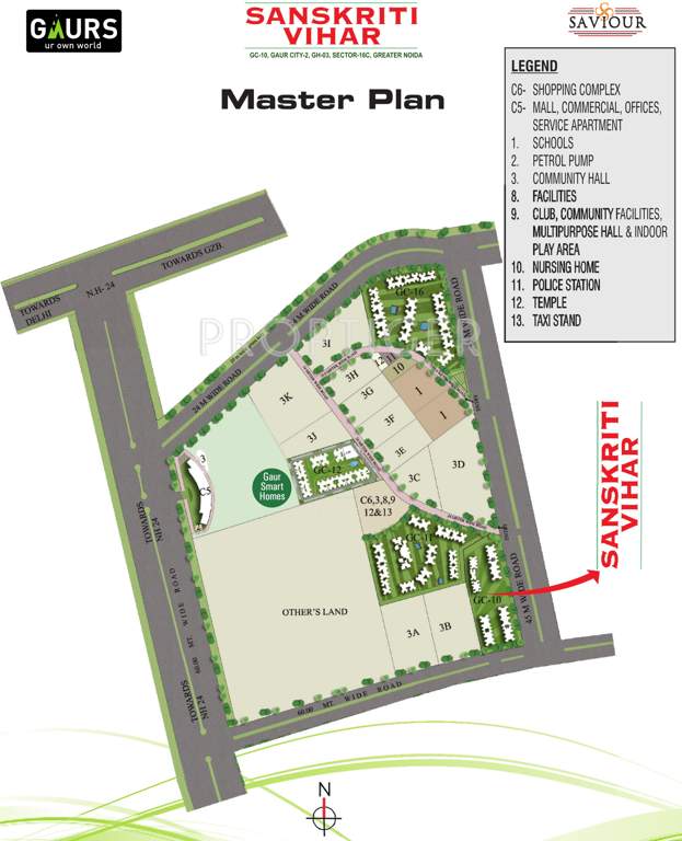  sanskriti vihar Images for Master Plan of Gaursons Sanskriti Vihar