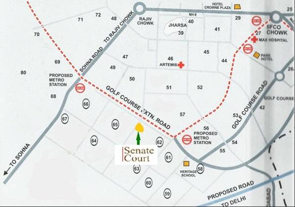 Images for Location Plan of Plus Senate Court