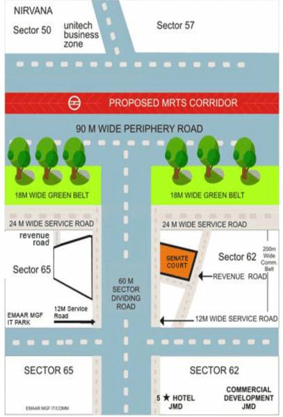 Images for Location Plan of Plus Senate Court