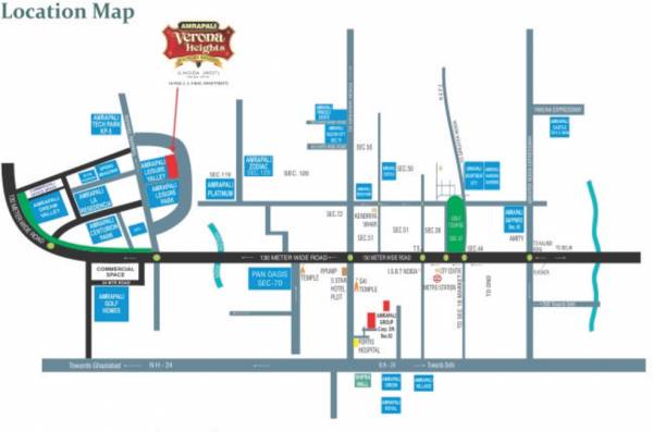 Images for Location Plan of Amrapali Jaura Heights Images for Location Plan of Amrapali Jaura Heights