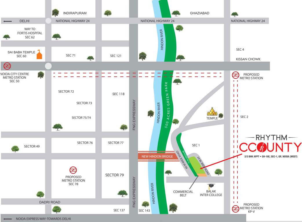rhythm county Images for Location Plan of Future Rhythm County