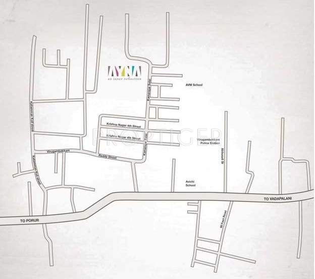 ayna Images for Location Plan of Landmark Ayna