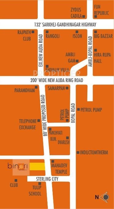 Binori Residency Location Plan
