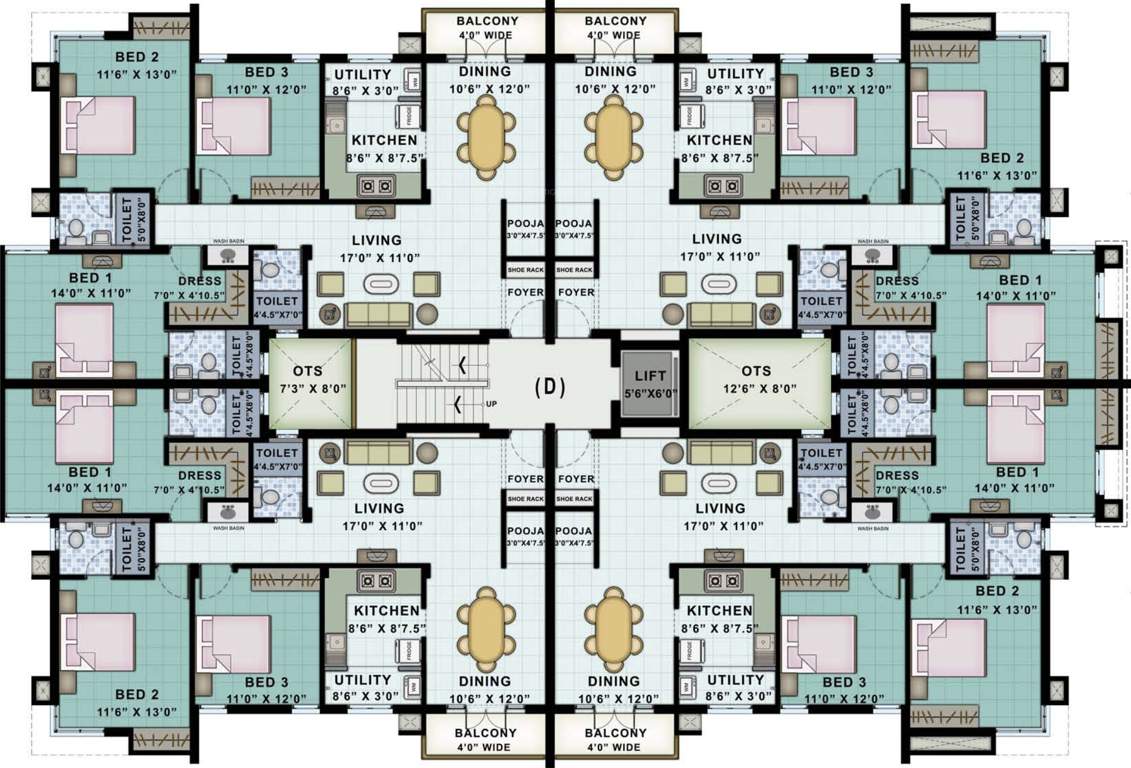 geethanjali Images for Cluster Plan of Landmark Geethanjali