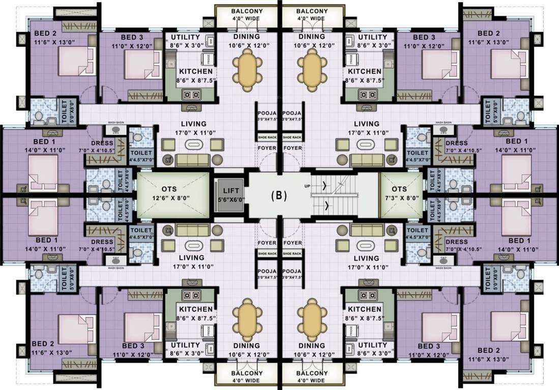  geethanjali Images for Cluster Plan of Landmark Geethanjali