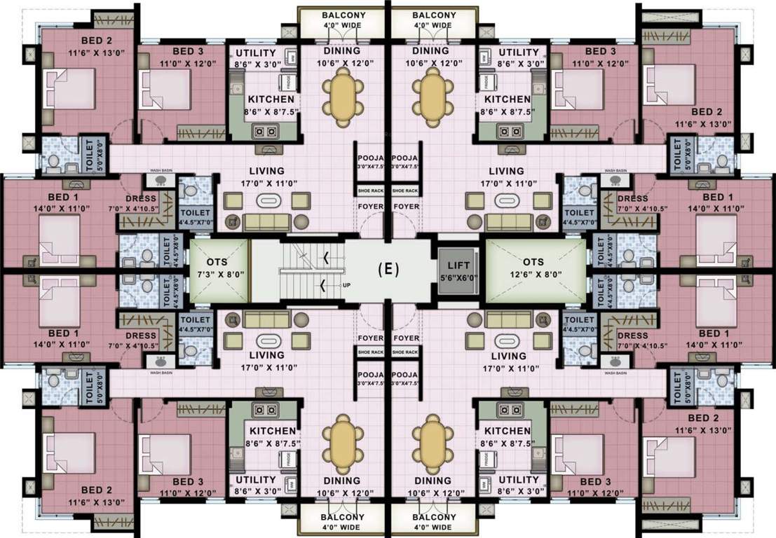  geethanjali Images for Cluster Plan of Landmark Geethanjali