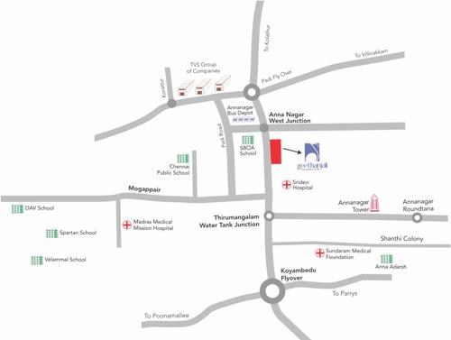  geethanjali Images for Location Plan of Landmark Geethanjali