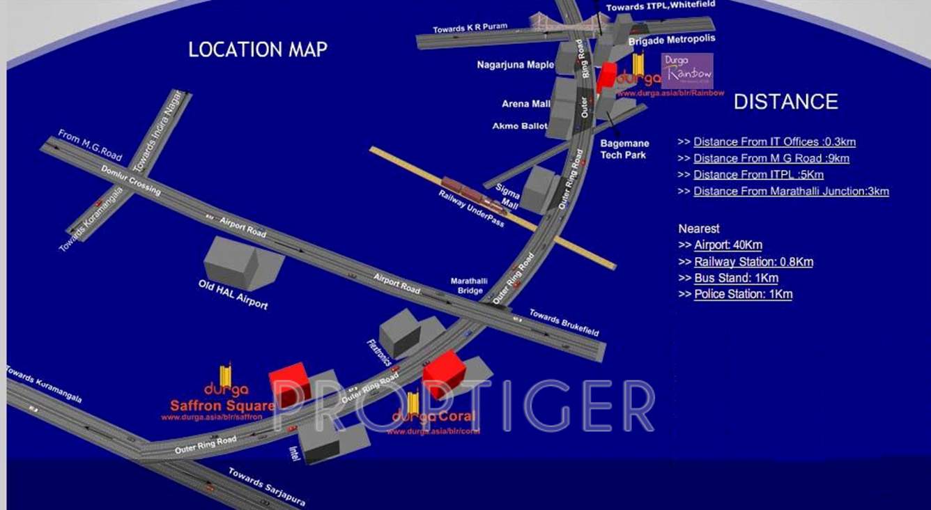  rainbow Images for Location Plan of Durga Projects And Infrastructure Rainbow