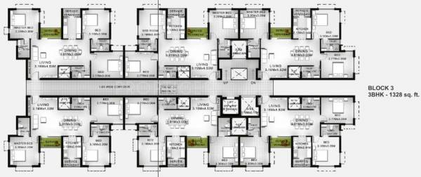 Images for Cluster Plan of BECC Alpha Lotus Towers