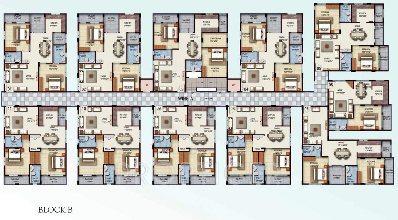  green woods Images for Cluster Plan of Charitha Green Woods