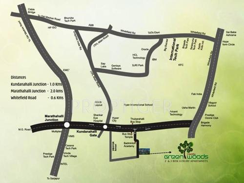  green-woods Images for Location Plan of Charitha Green Woods