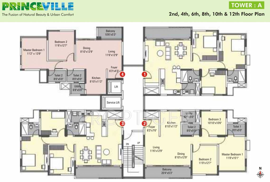 Images for Cluster Plan of Kumar Princeville