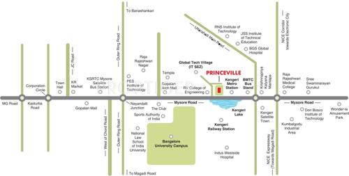  princeville Images for Location Plan of Kumar Princeville