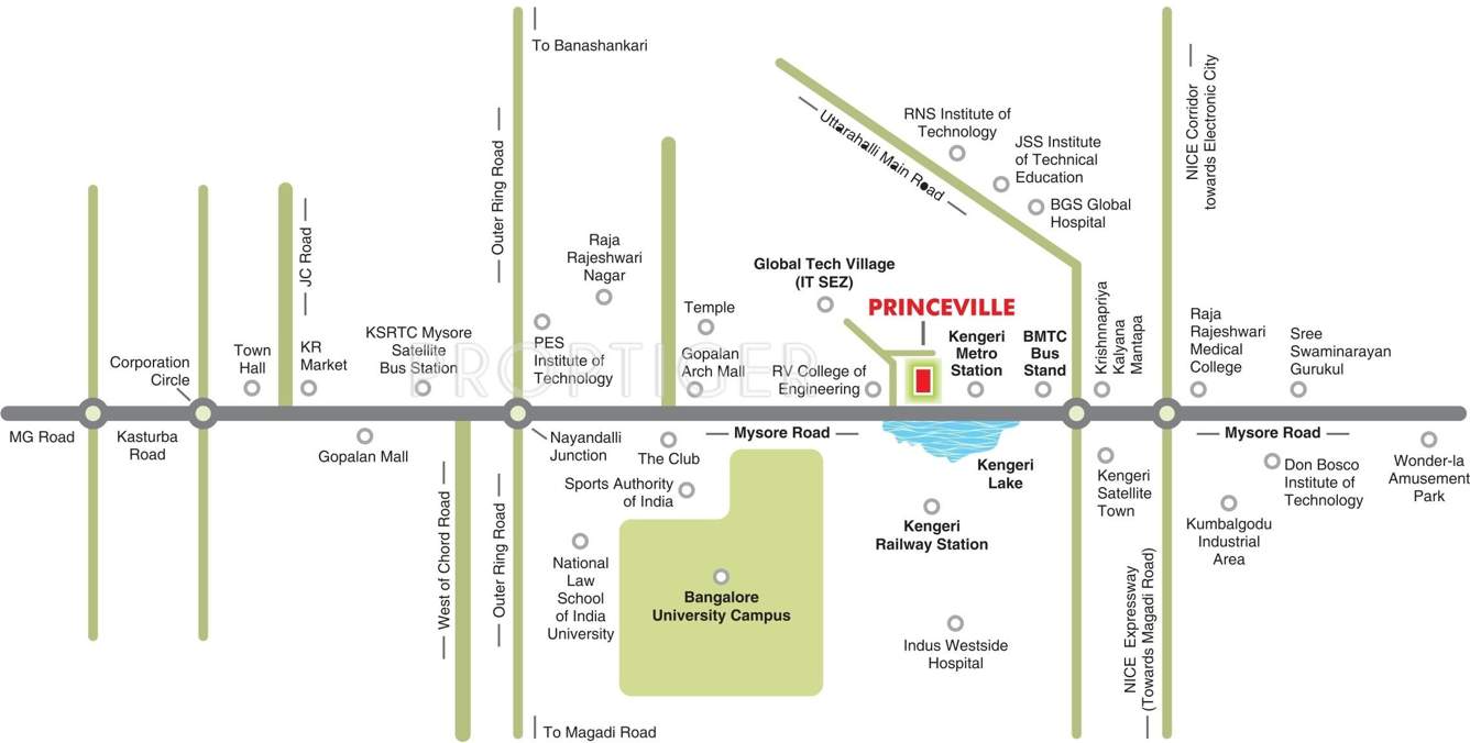  princeville Images for Location Plan of Kumar Princeville