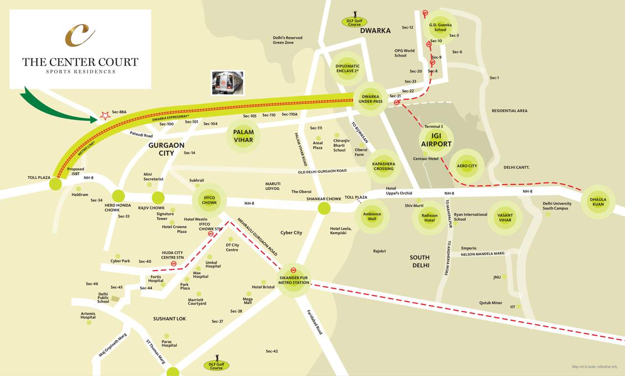 landcraft the center court Images for Location Plan of Ashiana Landcraft The Center Court