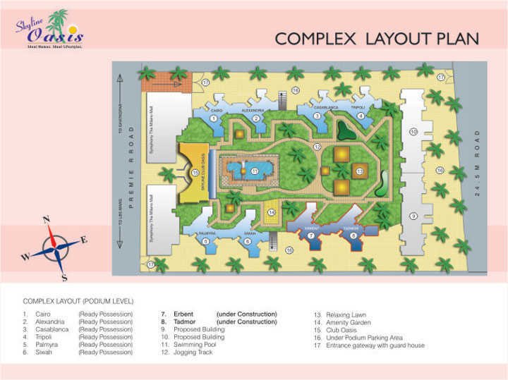  oasis Layout Plan