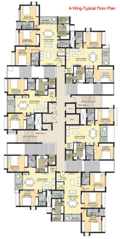  park tower Images for Cluster Plan of Newry Park Tower