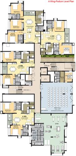  park-tower Images for Cluster Plan of Newry Park Tower