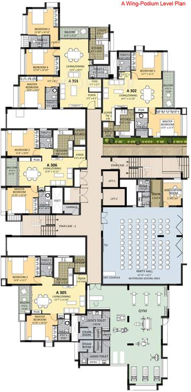  park tower Images for Cluster Plan of Newry Park Tower