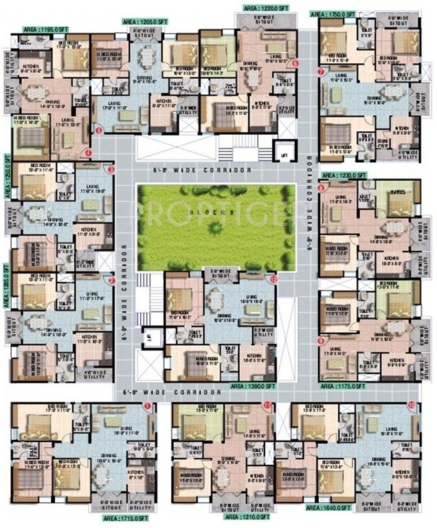  splendour Images for Cluster Plan of Citadil Splendour