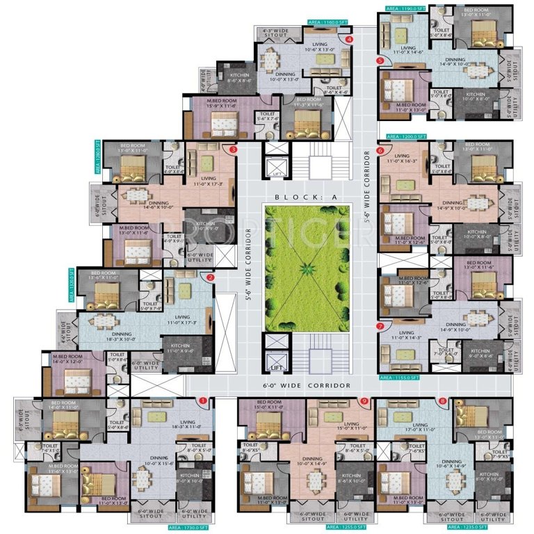  splendour Images for Cluster Plan of Citadil Splendour
