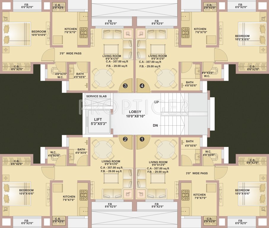 Images for Cluster Plan of Squarefeet Grace Square