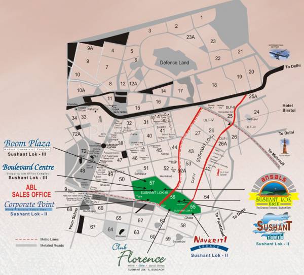 Images for Location Plan of Ansal Florence Residency
