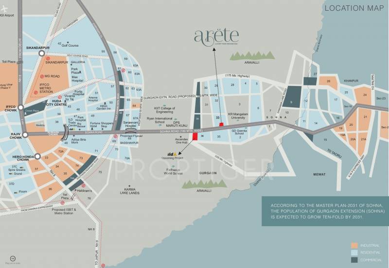  arete Images for Location Plan of ILD Arete