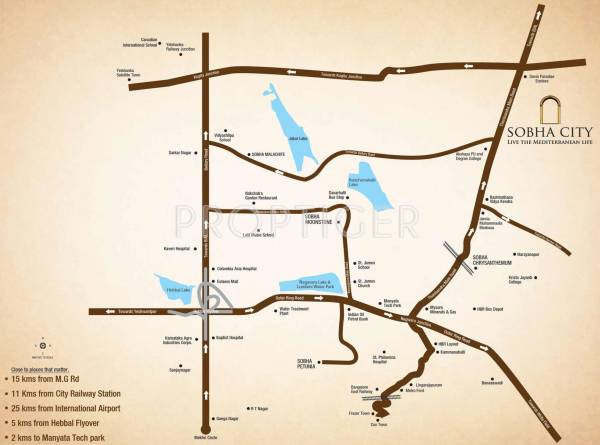 Images for Location Plan of Sobha City Aristos