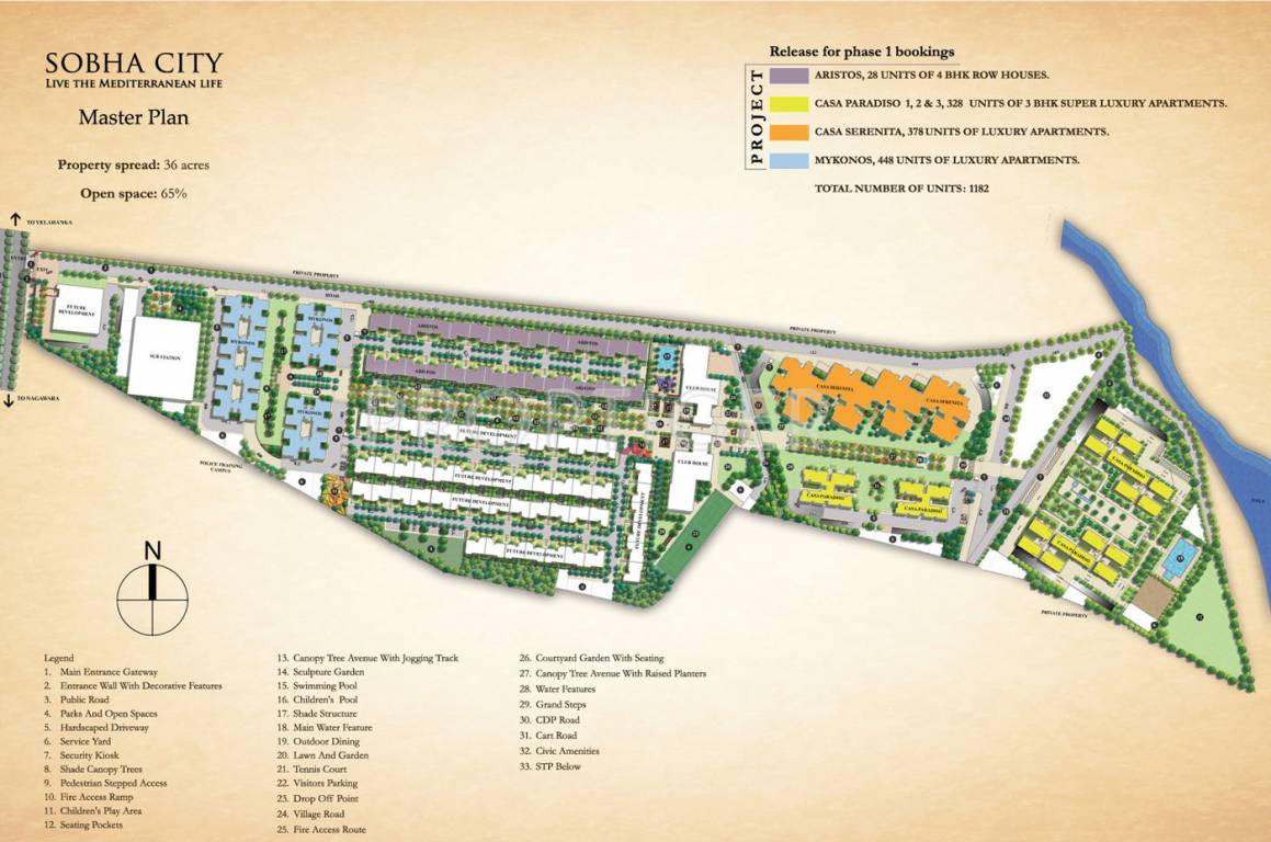 Images for Master Plan of Sobha City Casa Serenita