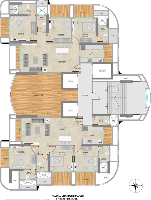 chandelier court Images for Cluster Plan of Neumec Chandelier Court