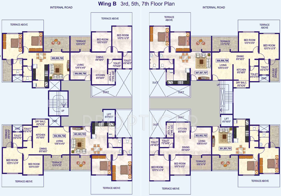 Images for Cluster Plan of GK Developers Peace Valley