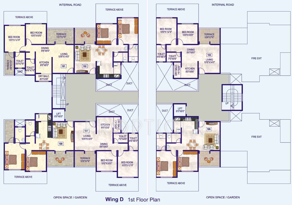 Images for Cluster Plan of GK Developers Peace Valley