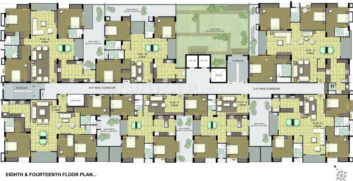 Images for Cluster Plan of Ramaniyam Real Estates Isha