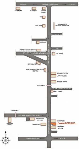 Images for Location Plan of Ramaniyam Real Estates Isha