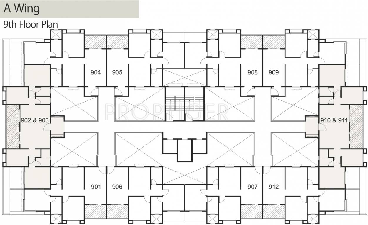 Images for Cluster Plan of Kolte Patil Umang Pride