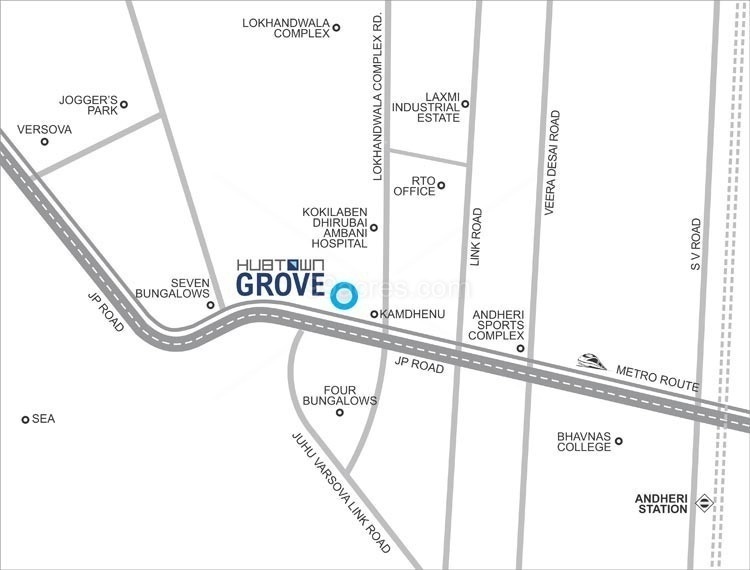  the-grove Images for Location Plan of Hubtown The Grove