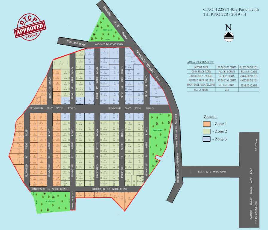  springfield county Layout Plan
