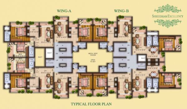  excellency Images for Cluster Plan of Shreedham Excellency