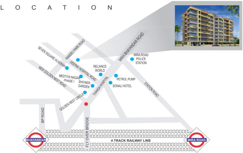  excellency Images for Location Plan of Shreedham Excellency
