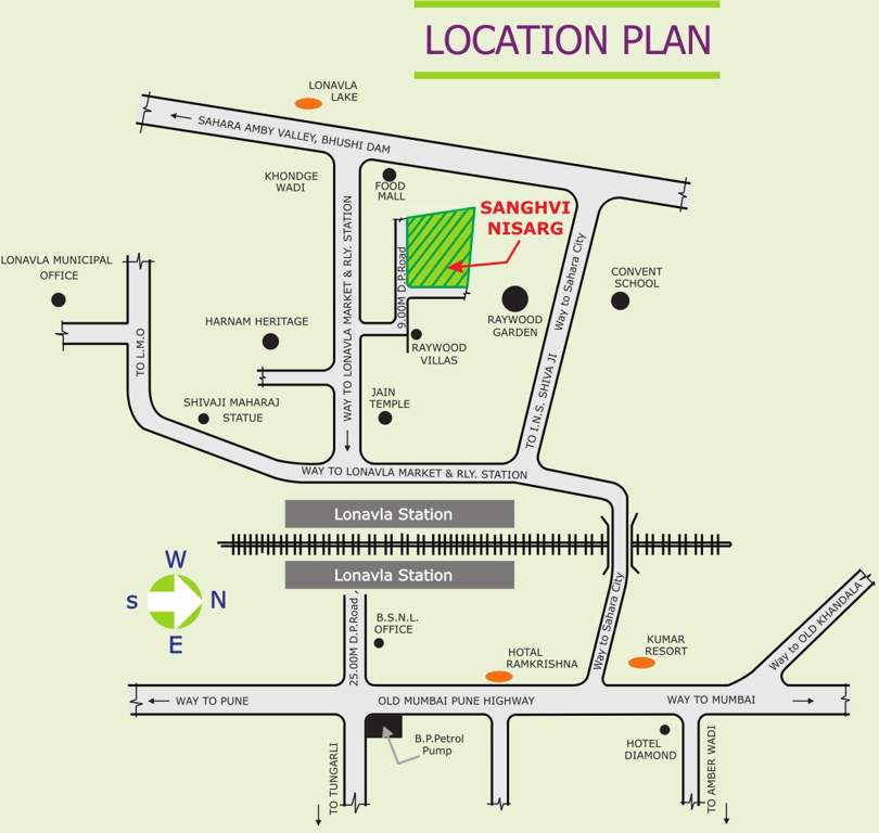 nisarg Images for Location Plan of Sanghvi Nisarg