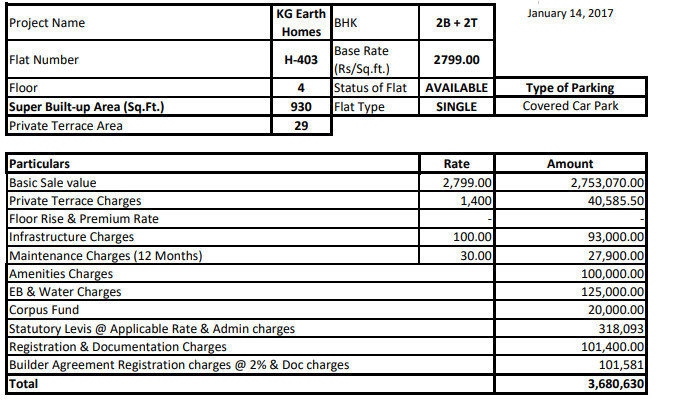 earth-homes Subvention Scheme Payment Plan