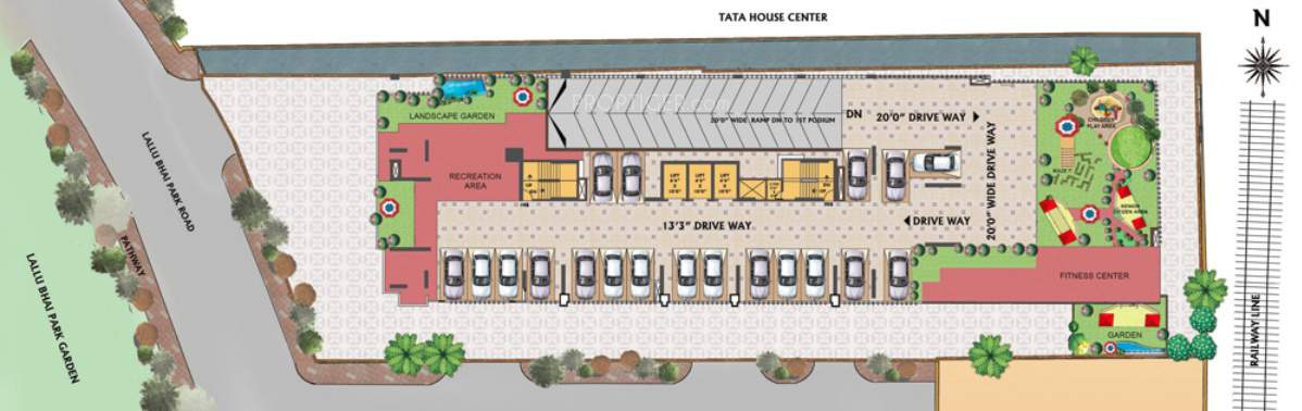 park vistas Images for Cluster Plan of Bharat Park Vistas