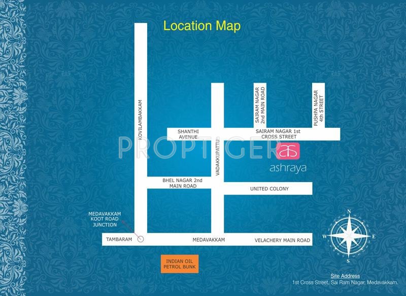  ashraya Location Plan
