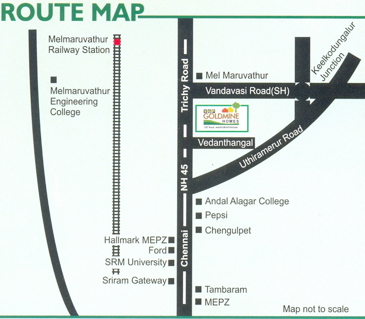 Images for Location Plan of VGP Gold Mine Homes