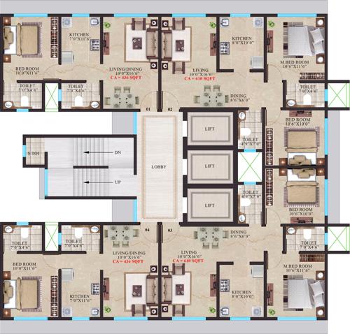  sky-heights Images for Cluster Plan of Crescent Constructions Sky Heights